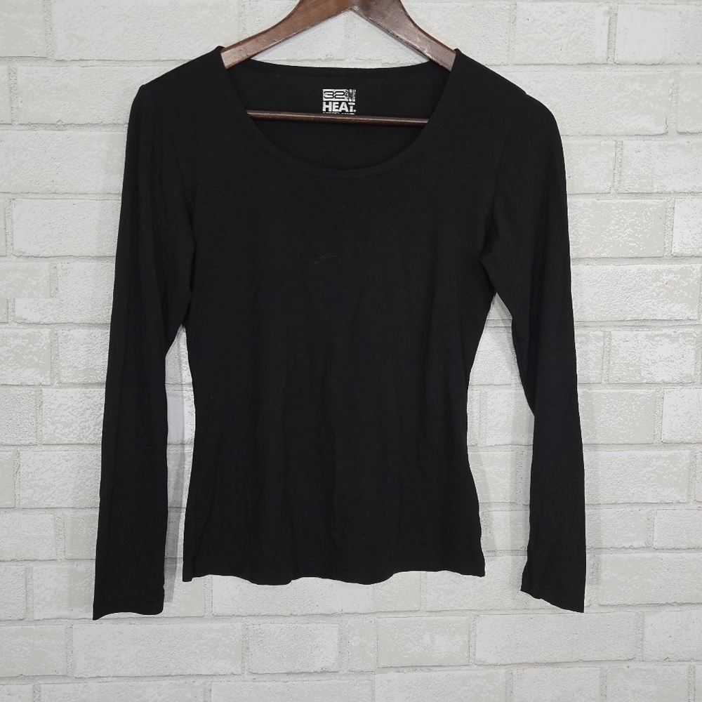 32‎ Degrees plain black long sleeve top